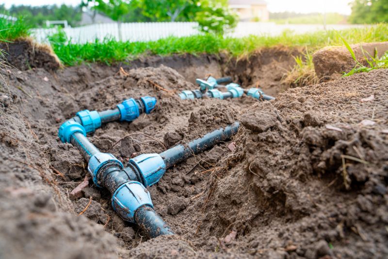 Underground Irrigation Piping