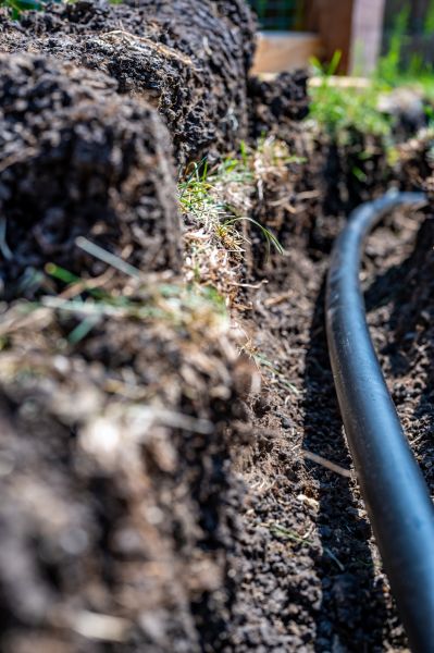 Sprinkler Line Installation